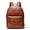 Retro Brown, variant on Large-capacity Cowhide Backpack Vegetable Tanned Leather Travel Bag European And American Retro,Brown