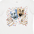 thumbnail image 4 of Inktastic Tragedy and Comedy Stage Masks Boys or Girls Toddler T-Shirt, 4 of 5