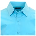 thumbnail image 3 of Manchester Camisa de Vestir Regular Fit  Aqua, 16.5" Cuello 32" Manga Manchester 5016A, 3 of 4