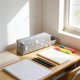 thumbnail image 4 of Minimalists Canvas Pencil Case Large Capacity Stationery Organizer Pouch Simples Zipper Pen Bag For Students Adults Office School Supplies, 4 of 7