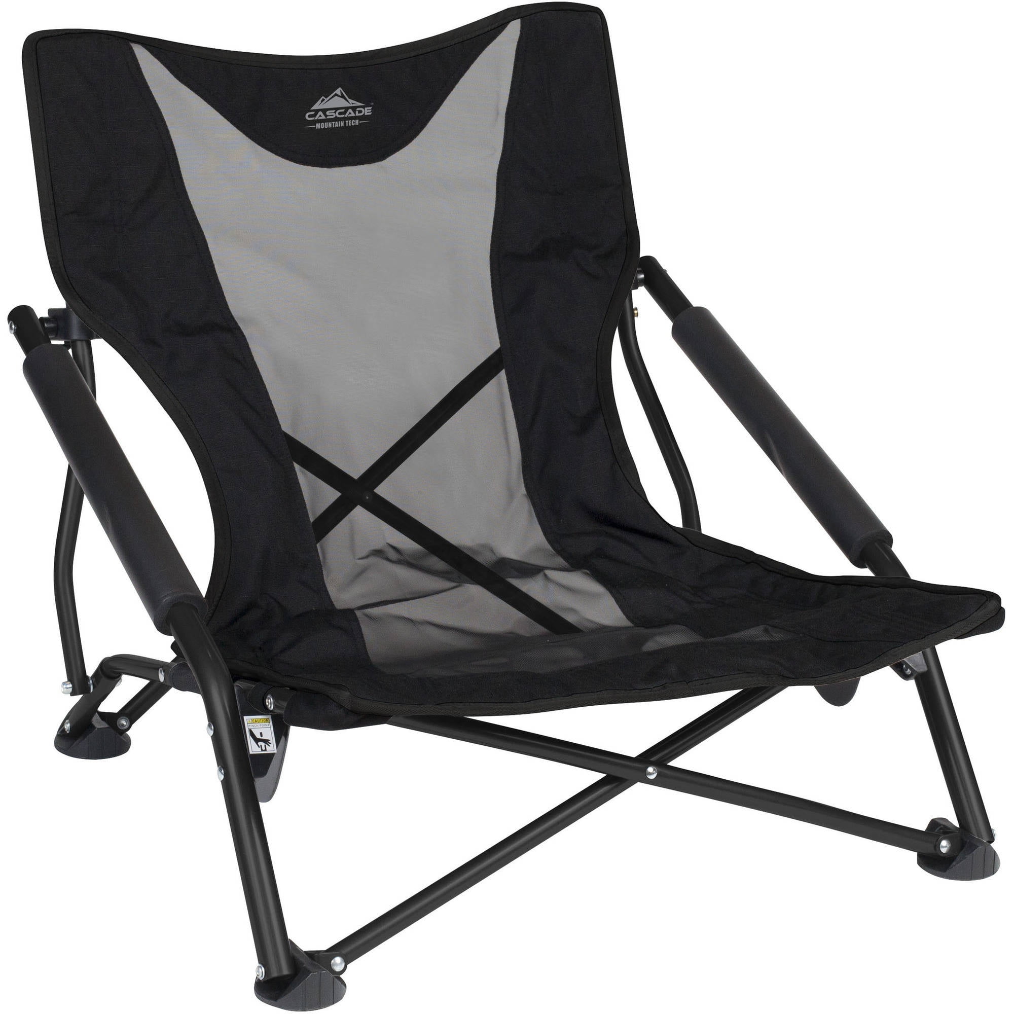 portable picnic chairs 2 x Black outdoor seat festival seats 