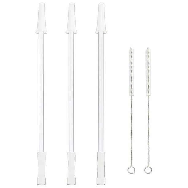 Straws Compatible Gallon Water Bottle , Reusable Adjustable Straws for