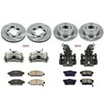 thumbnail image 2 of PowerStop Front and Rear Stock Replacement Brake Pad and Rotor Kit with Calipers Fits: HONDA Select Models KCOE2773, 2 of 5