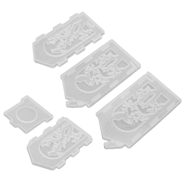 Molde de silicona para manualidades, molde de silicona para candelabros, moldes únicos de resina epoxi, molde de silicona multifuncional