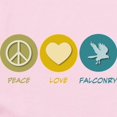 thumbnail image 2 of CafePress - Peace Love Falconry Infant Bodysuit - Baby Light Bodysuit, Size Newborn - 24 Months, 2 of 4