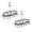 Dark Red-2, variant on Clothes Drying Rack Dark Red 1, Oval Aluminum Hanging Drying Rack for Socks, Underwear and Gloves