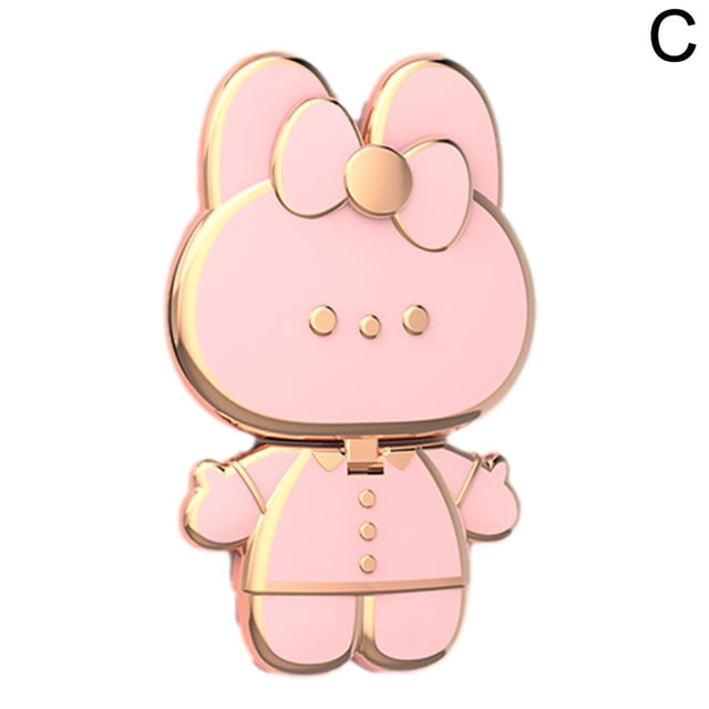 Foldable BunnyPhone Bracket,Portable Universal Multi-function Cute Phone V4C8