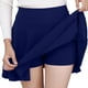 thumbnail image 1 of Minifalda plisada antirreflejos para mujer: color liso, cintura elástica, falda corta informal para verano, tallas M-XXXL, 1 of 5