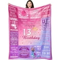 thumbnail image 1 of LHSHID 13 Year Old Boy Gift Ideas Gifts for 13 Year Old Boy Blanket 13th Birthday Gifts for Boys 13th Birthday Decorations for Boy Girls Teen Throw Blanket 40"x50", 1 of 6