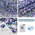 thumbnail image 6 of Blackout Curtains for Bedroom, Purple Blue Teal Butterfly Room Darkening Window Drapes for Living Room, Modern Abstract Art Thermal Insulated Grommet Curtains, 52x72 inch, 2 Panels, 6 of 9