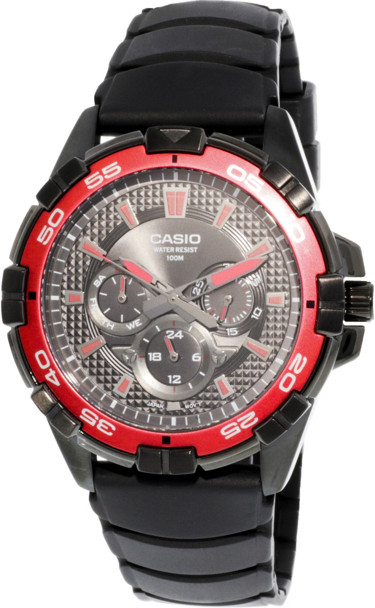Casio Men's MTD1069B1A2V Black Resin Quartz Fashion Watch Walmart Canada