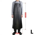 thumbnail image 1 of Waterproof Oilproof PVC Black Apron for Kitchen Waterproof Areas Work Cleaner, 1 of 6