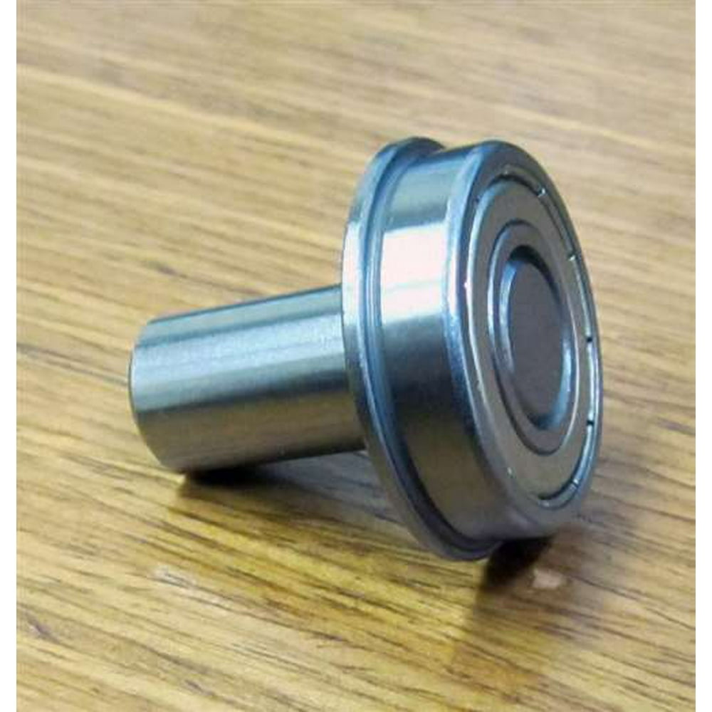 1/4" Inch Flanged Ball Bearing with 1/8" diameter integrated 3/8" Axle
