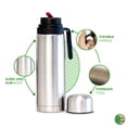 thumbnail image 3 of Yerba Mate Thermos - Tea and Coffee - Double Walled Vacuum Insulated - Stainless Steel - 8+ Hours Hot/Cold, 3 of 6