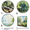 thumbnail image 3 of Designart "Birch Woods Winds XII" Forest Floater Framed Canvas Print, 3 of 7
