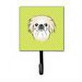 thumbnail image 2 of Carolines Treasures Checkerboard Lime Green Pekingese Leash or Key Holder 7Hx4.25W multicolor, 2 of 2