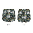 thumbnail image 5 of Lsque Cute Sloth Printed Women's Running Shorts with Liner Pockets,Elastic Quick Dry Workout Athletic Gym Yoga Shorts,Womens High Waist Shorts-Large, 5 of 9