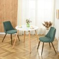 thumbnail image 2 of Homy Casa Chaises de Salle à Manger Mid-Century Modern, Turquoise (Ensemble de 2), 2 of 5