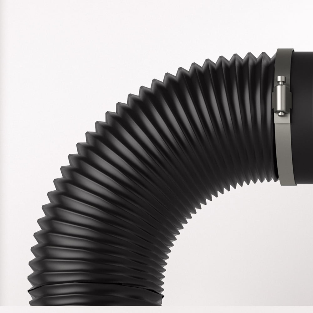 AC Infinity Flexible 10-Inch Aluminum Ducting, Heavy-Duty Four-Layer Protection, 8-Feet Long for Heating Cooling Ventilation and Exhaust