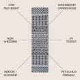 thumbnail image 4 of JONATHAN Y SANTA MONICA 2 x 10 Runner Rug, Kafel Tribal Bohemian - Black/Ivory, SMB130F-210, 4 of 10