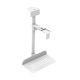 thumbnail image 2 of Soporte de montaje para computadora debajo del escritorio, ajustable, ahorra espacio, accesorios de acero Blanco, 2 of 9
