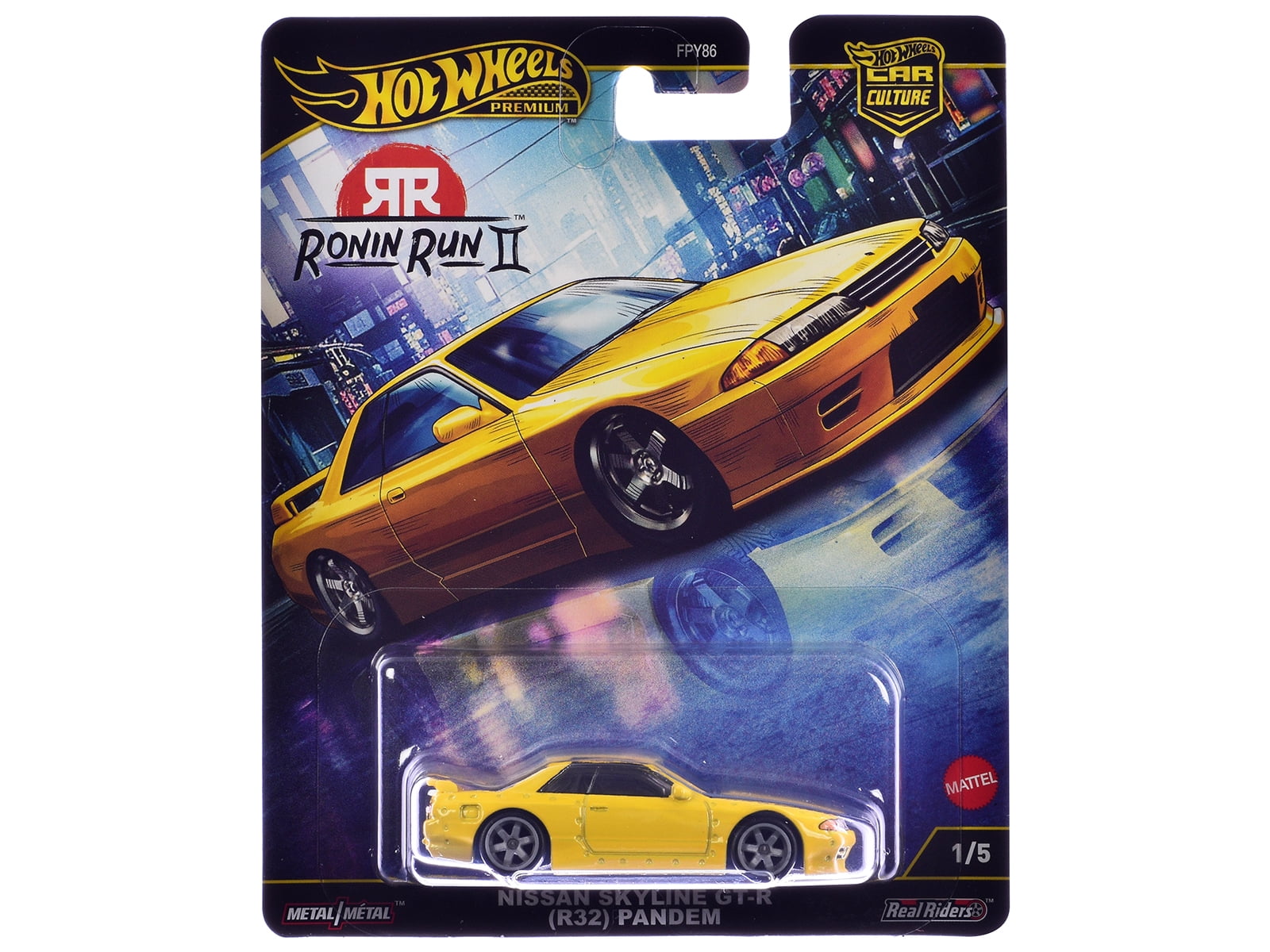 "Ronin Run II" 5 piece Set "Car Culture" 2025 Series M Diecast Model Cars by Hot Wheels