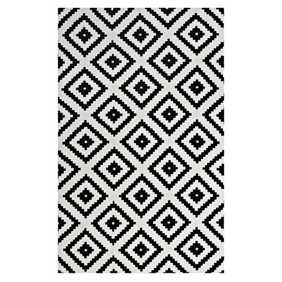 Alika Abstract Diamond Trellis 5x8 Area Rug