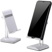 Angle Adjustable Desk Phone Holder, Cell Phone Stand iPad Stand Holder for Desk, All Aluminum Alloy Metal Stable Phone