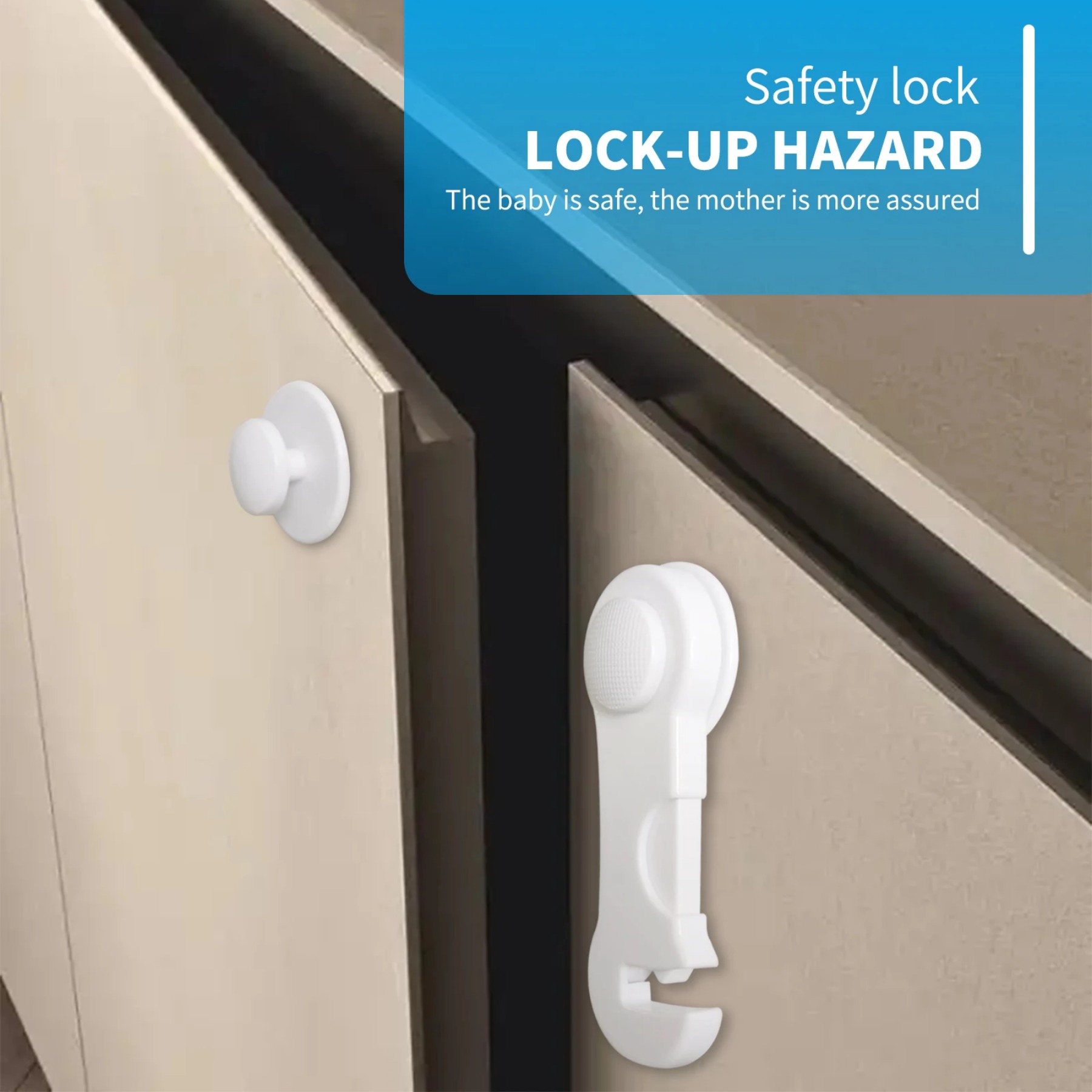 Wholesale Infant Products Cabinet Locks & Straps for Child Furniture Safety Refrigerator Door Lock Child Safety Strap Locks