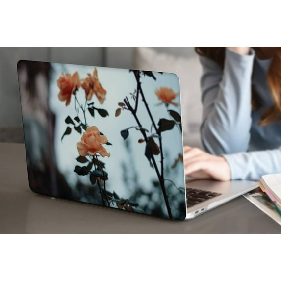 KSK KAISHEK Protective Case Hard Cover for Old MacBook Air 13 inchs( No Touch, 2017 - 2010) Model A1466/A1369, No USB-C Rose series 0606