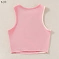 thumbnail image 3 of Tiijoy Girls Ribbed Tank Top Stretch Seamless Sports Bra Sleeveless Crop Tops, Sizes 16-17, 3 of 5