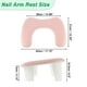 thumbnail image 4 of Descanso de brazo único para técnicos de uñas en forma de U con soportes desmontables y almohadillas antideslizantes, almohada de brazo rosa, 4 of 7