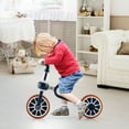 thumbnail image 2 of Costway 4 in 1 Kids Tricycles with  Push Handle & Training Wheels Baby Balance Bike Navy, 2 of 10