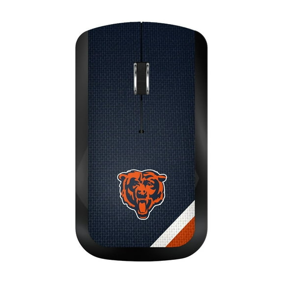 Chicago Bears Diagonal Stripe Wireless Mouse