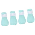 thumbnail image 4 of Bota de silicona para gato, 4 piezas, protector de pata de gato para baño de mascotas, funda para pie de gato creada magistralmente, 4 of 9