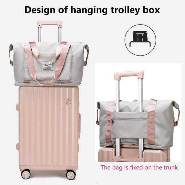 Wet And Dry Separation Bag Foldable Travel Bag Large Capacity Luggage Wet And Dry Separation Hand Luggage Travel Bag Shoulder Shopping Bag Sports Bags