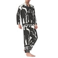 thumbnail image 6 of Salouo Veterans Day Print Button-Front Long Sleeve Pajama Set for Men, Soft 2Pjs Men's Long Sleeve Sleepwear -XX-Large, 6 of 7