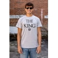 thumbnail image 3 of King Queen Matching Sets His Hers Men's Big & Tall Crewneck Graphic Tee Brisco Brands 5X, 3 of 5