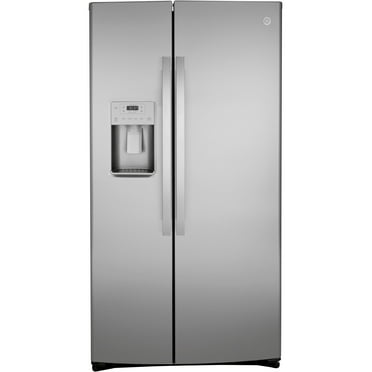 GE GZS22IYNFS 21.8 Cu. Ft. Stainless Counter Depth Side-by-Side Refrigerator