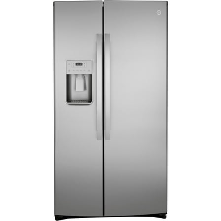 GE GZS22IYNFS 21.8 Cu. Ft. Stainless Counter Depth Side-by-Side Refrigerator