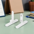 thumbnail image 3 of ETHZZLE 2Pcs White Metal Pegboard Shelf Brackets for Space Saving Desktop Display Stand, 3 of 8