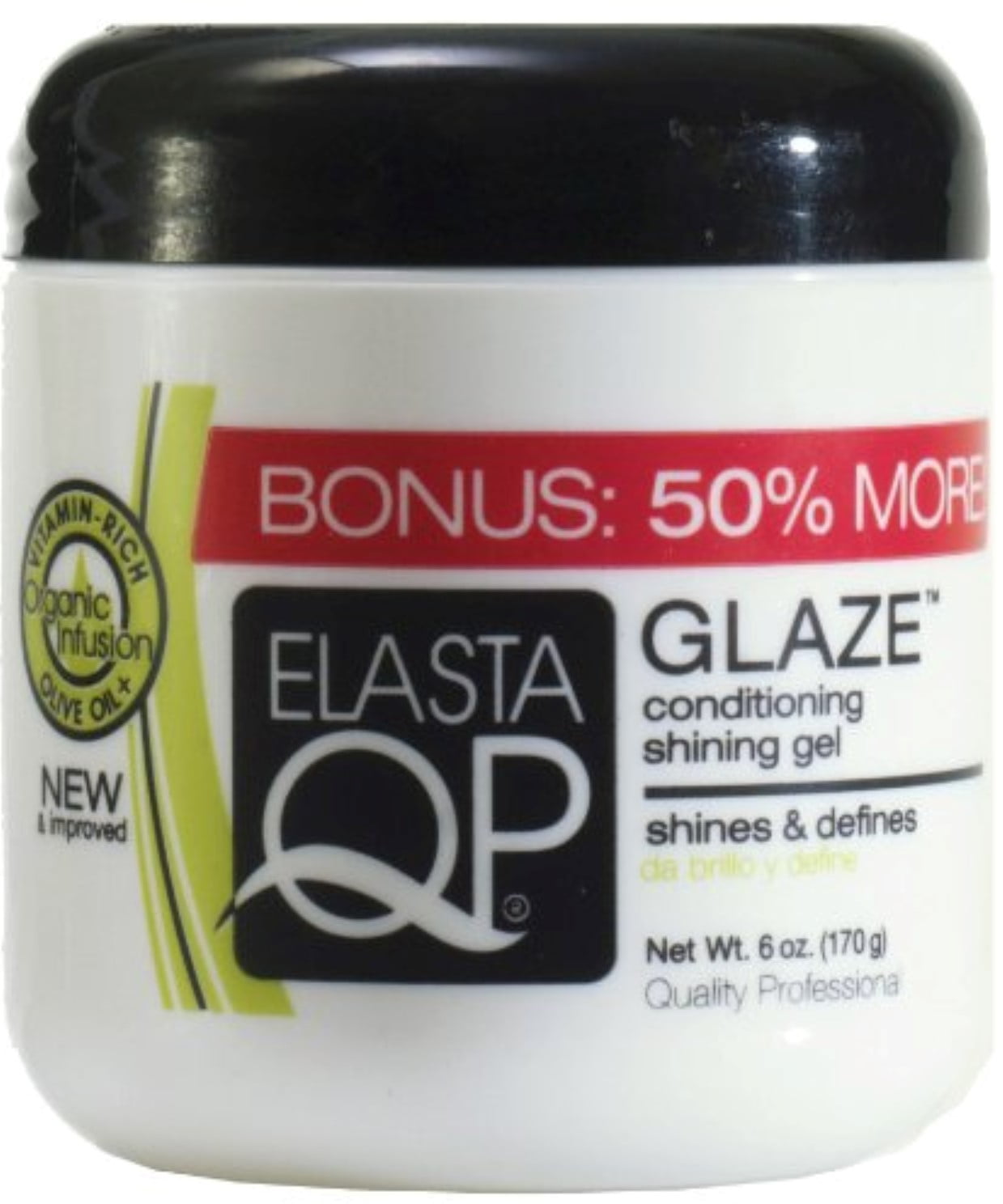 Elasta QP Glaze Conditioning Shining Gel, 6 oz (Pack of 3)