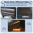 thumbnail image 2 of Serta Copenhagen Bonded Leather Slipper Chair Chestnut Brown, 2 of 6