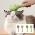 thumbnail image 3 of Brosse de Nettoyage pour Poils d'Animaux, Brosse Simple pour Poils de Chat et Chien, Peigne de Toilettage Réutilisable en Forme de Tournesol, Nettoyage en un Clic, 3 of 5