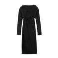thumbnail image 2 of Bathrobes for Men, Resort Hotel Spa Terry Robe Plush Hooded Long Bathrobe, 2 of 5