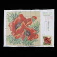 thumbnail image 3 of Kit de gancho de pestillo de flores para alfombra con patrón floral, artesanía de aguja DIY, alfombra peluda para niños de 17 x 17 Flor 7, 3 of 9