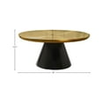 thumbnail image 3 of Meridian Furniture Martini Brushed Gold/Matte Black Coffee Table, 3 of 5