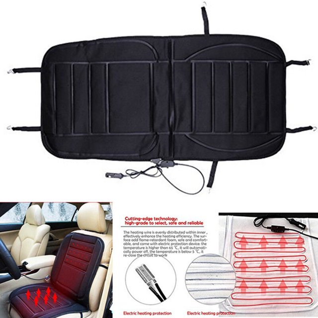 1x Auto for SEAT Heated Warmer Cushion Premium Adjustable Temperature Heating Pad
