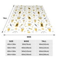 thumbnail image 3 of Balery Beer Manta de Felpa Suave y Acogedora – Cobija de Franela Aterciopelada para Cama, Lavable y Cálida para Sofá, Mascotas, Transpirable-80"x60", 3 of 7