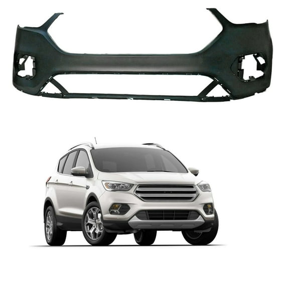 munirater Front Bumper Cover Fascia Replacement for 2017-2019 Ford Escape